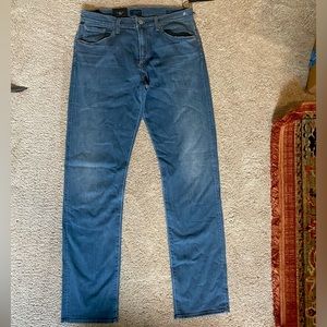 NWT *Citizens of Humanity* Core Slime Straight Jeans in Silverstone